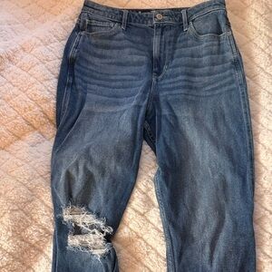 Hollister Blue Distressed Women Jeans